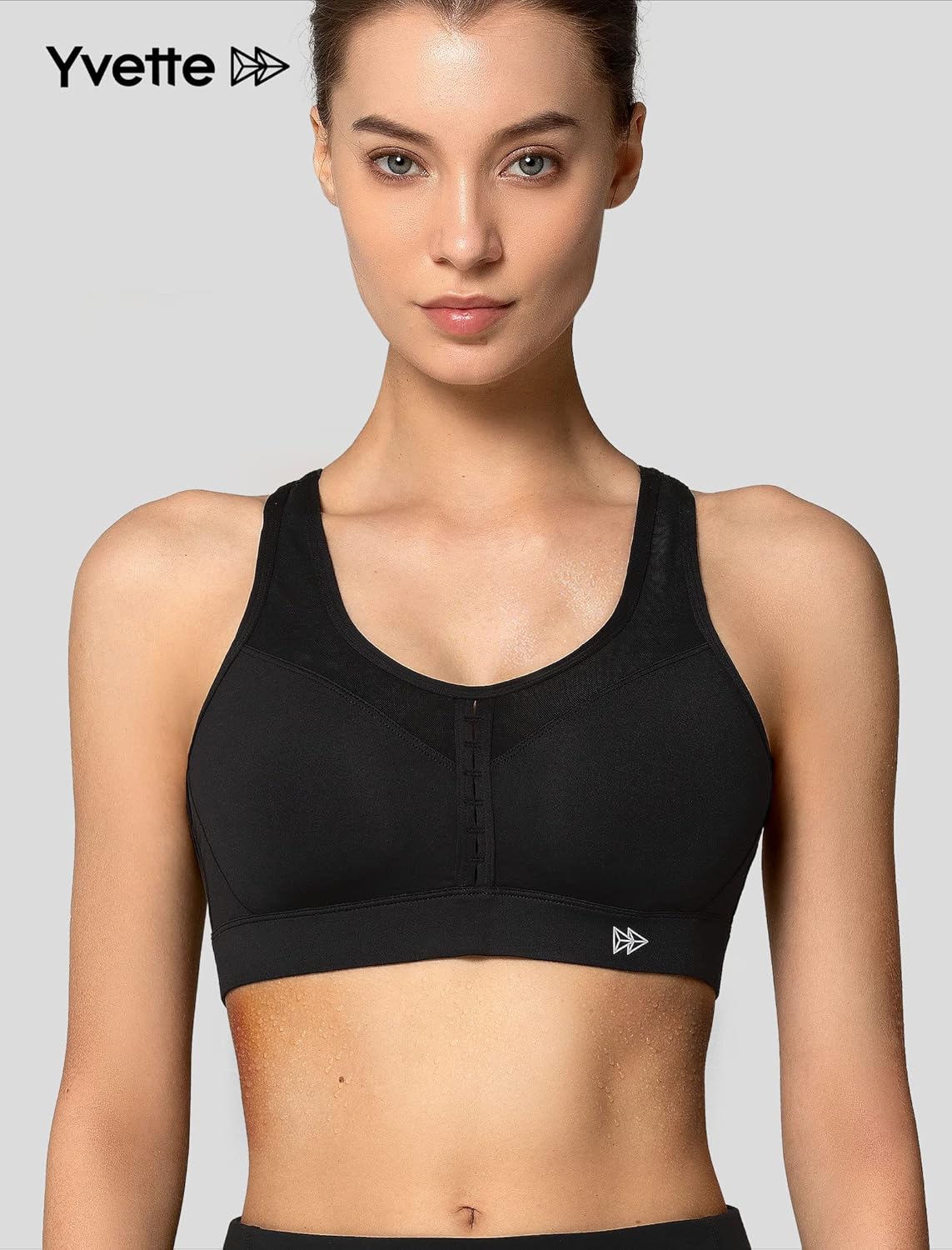 Women's Yvette High Impact Sports Bra with Adjustable Straps - Perfect for Running and High Support Workouts