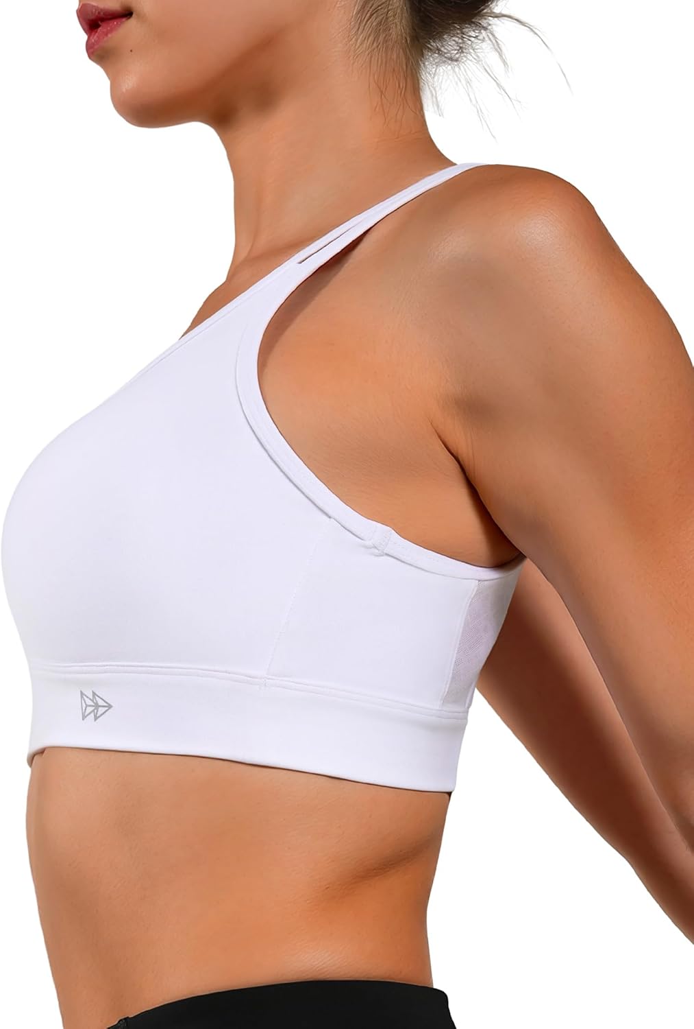 Women's Yvette Yoga Lightweight Cloud Series Sports Bra - Low Impact Spaghetti Strap Mesh Splicing