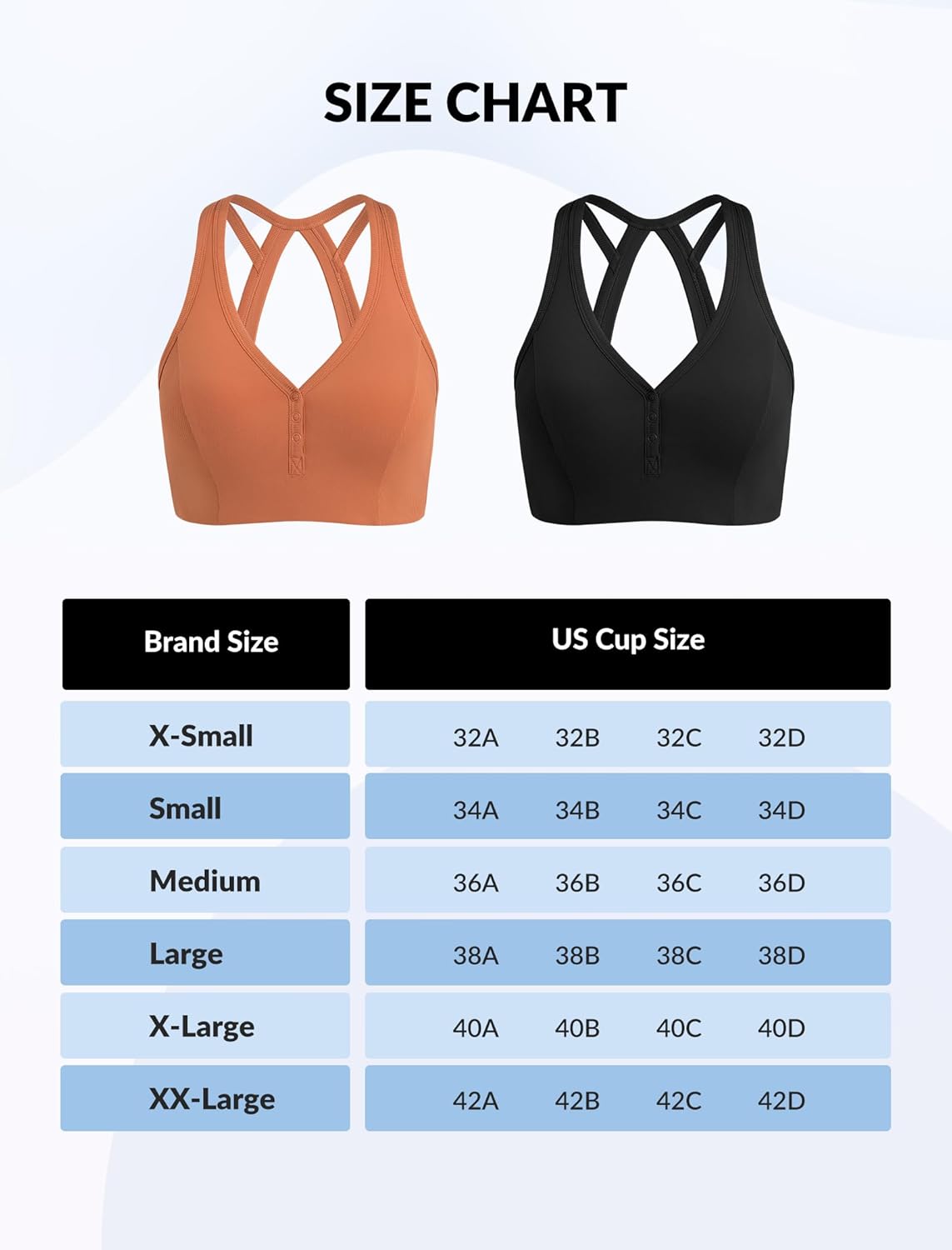 Women's Yvette Yoga Sports Bra - Light Support, Wireless, Padded, Cute Crop Tank Top - Soft and Comfortable
