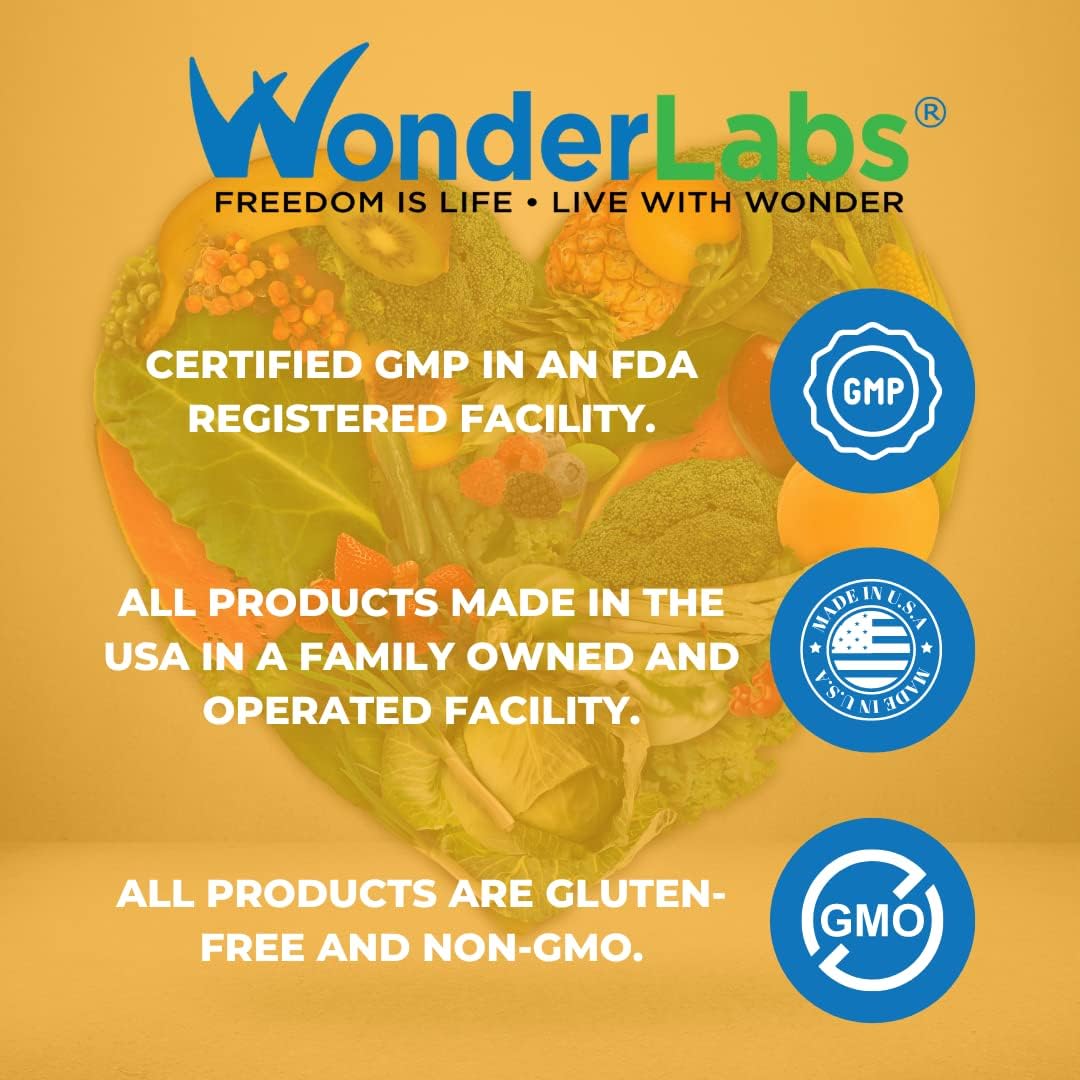 Wonder Laboratories High Potency Methylcobalamin Vitamin B-12 Sublingual 5,000mcg - 120 Tablets, 3rd Party Tested for Purity