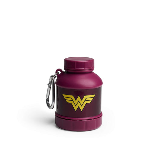 Wonder Woman Smartshake Justice League Protein Powder Shaker Bottle with Funnel - BPA Free 110ml Container for DC Comics Protein Shakes - Ideal Gift for Women