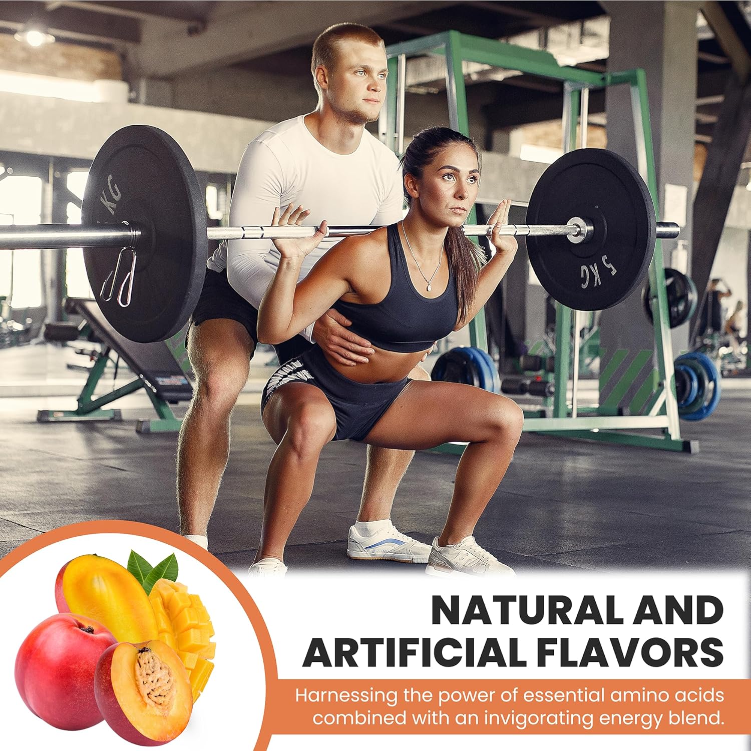 Wunderfit Labs Peach Mango Energized Aminos for Enhanced Performance and Recovery