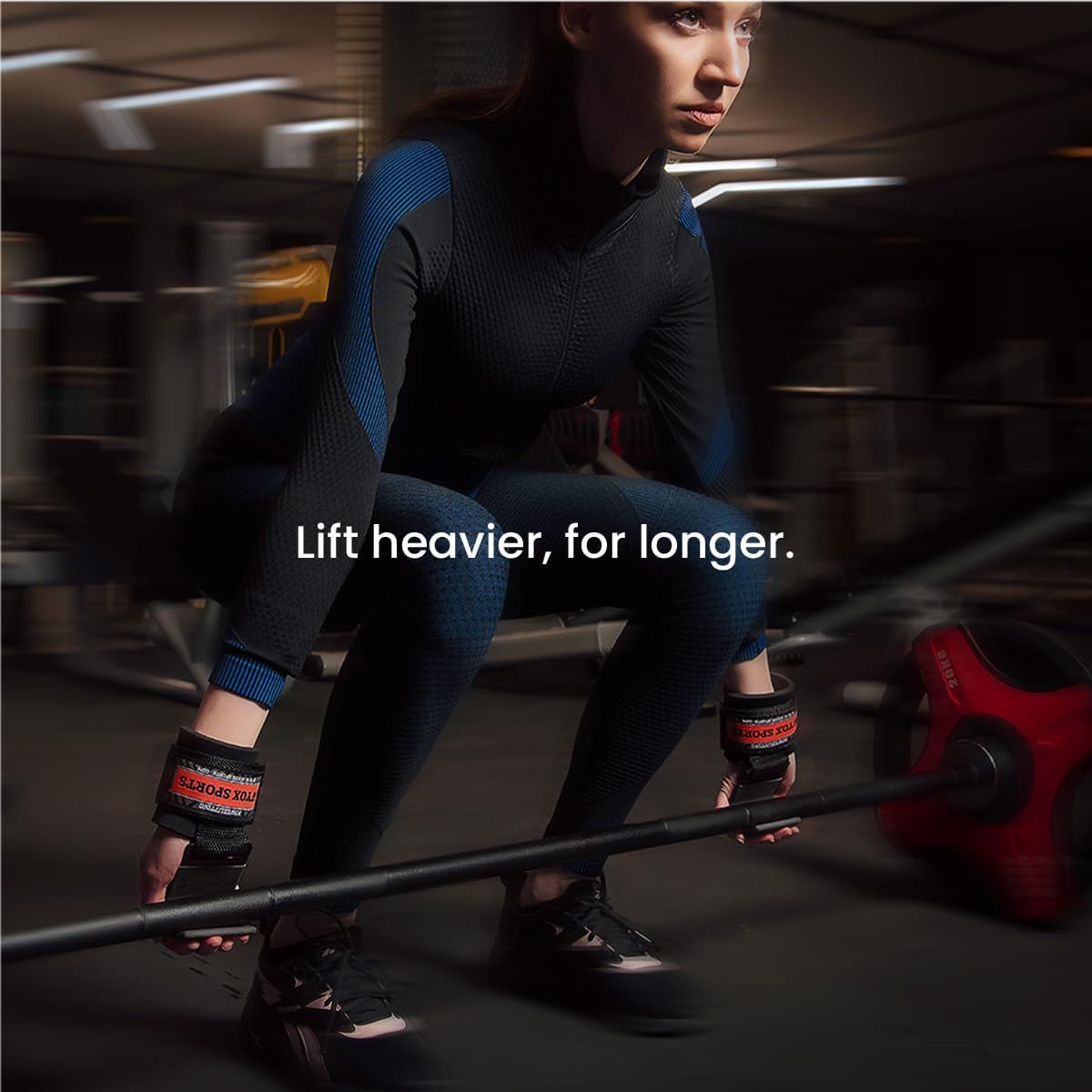WYOX Weight Lifting Hooks with Thick Wrist Padding - Powerlifting Grips for Men & Women - Deadlift Support Straps for Gym Workouts