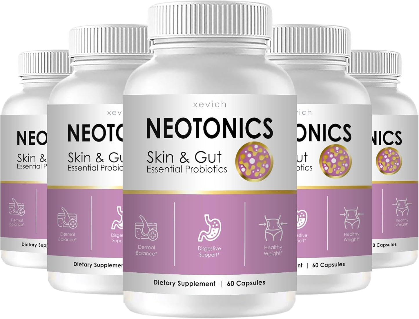 Xevich Neotonics Essential Capsules - 5 Pack of 180 Capsules