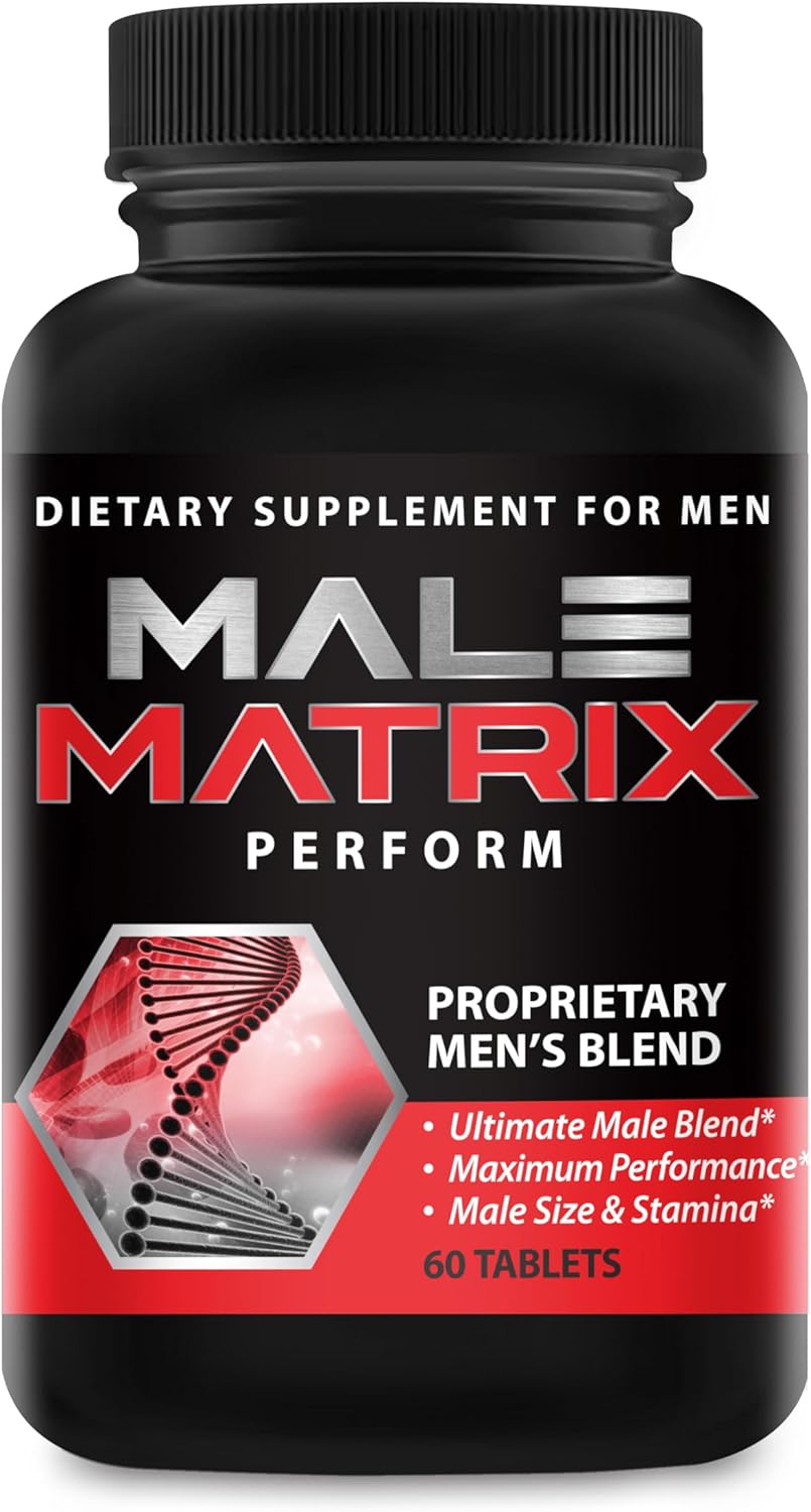 XL Science Male Matrix XL Enlargement Pills for Men - Increase Size and Stamina - Gain Up to 3 Inches in 90 Days - 60 Tablets