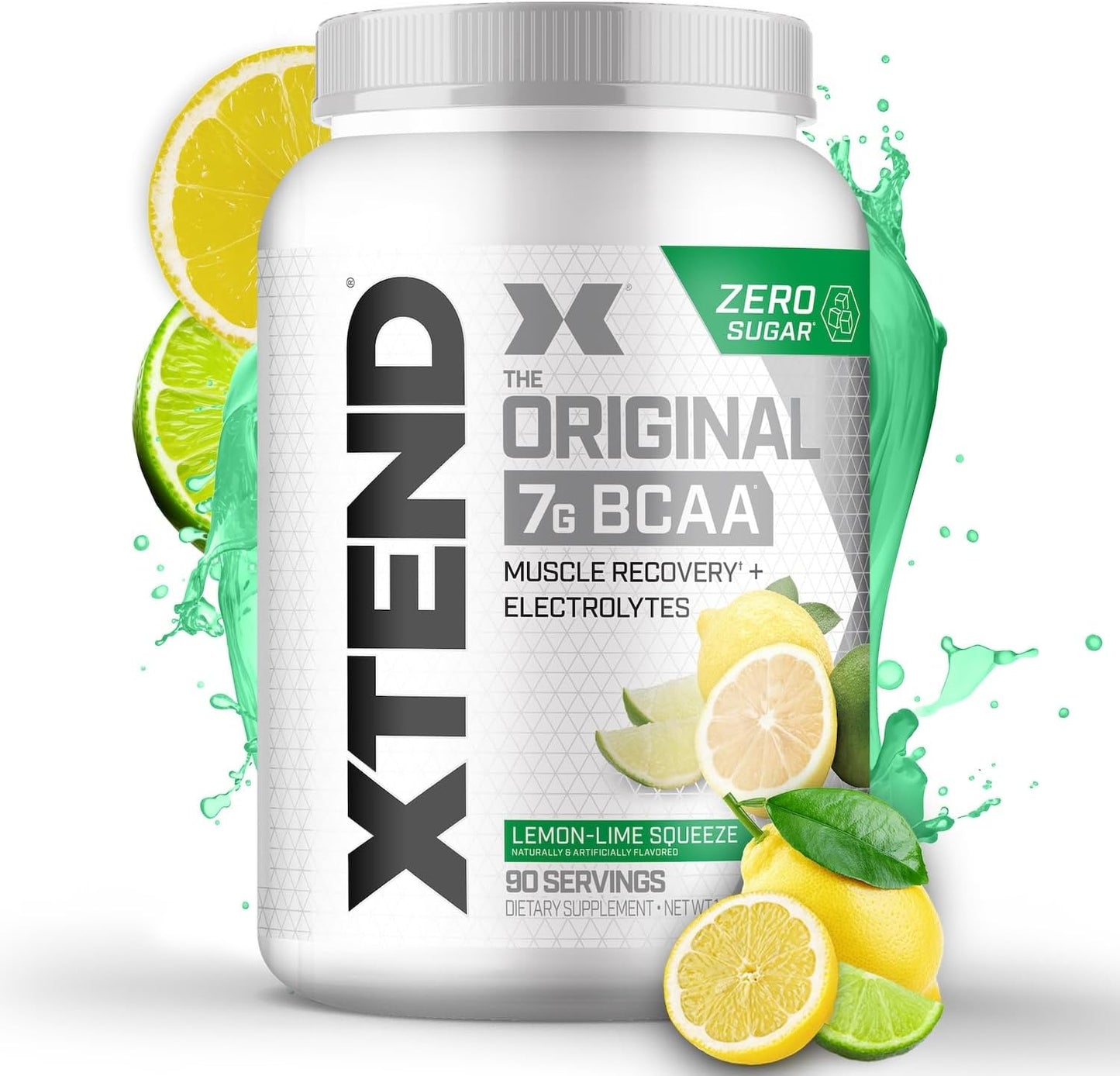 Xtend Original BCAA Powder - Sugar Free Post Workout Drink with Amino Acids for Muscle Recovery, 90 Servings