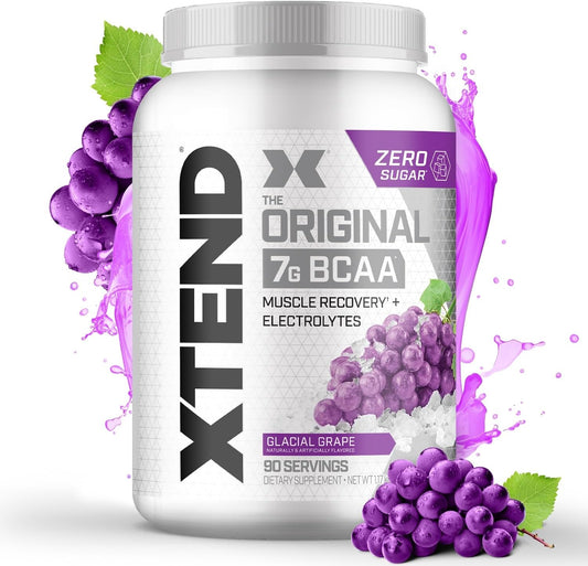 Xtend Original BCAA Powder - Sugar Free Post Workout Drink with Amino Acids, 90 Servings for Muscle Recovery