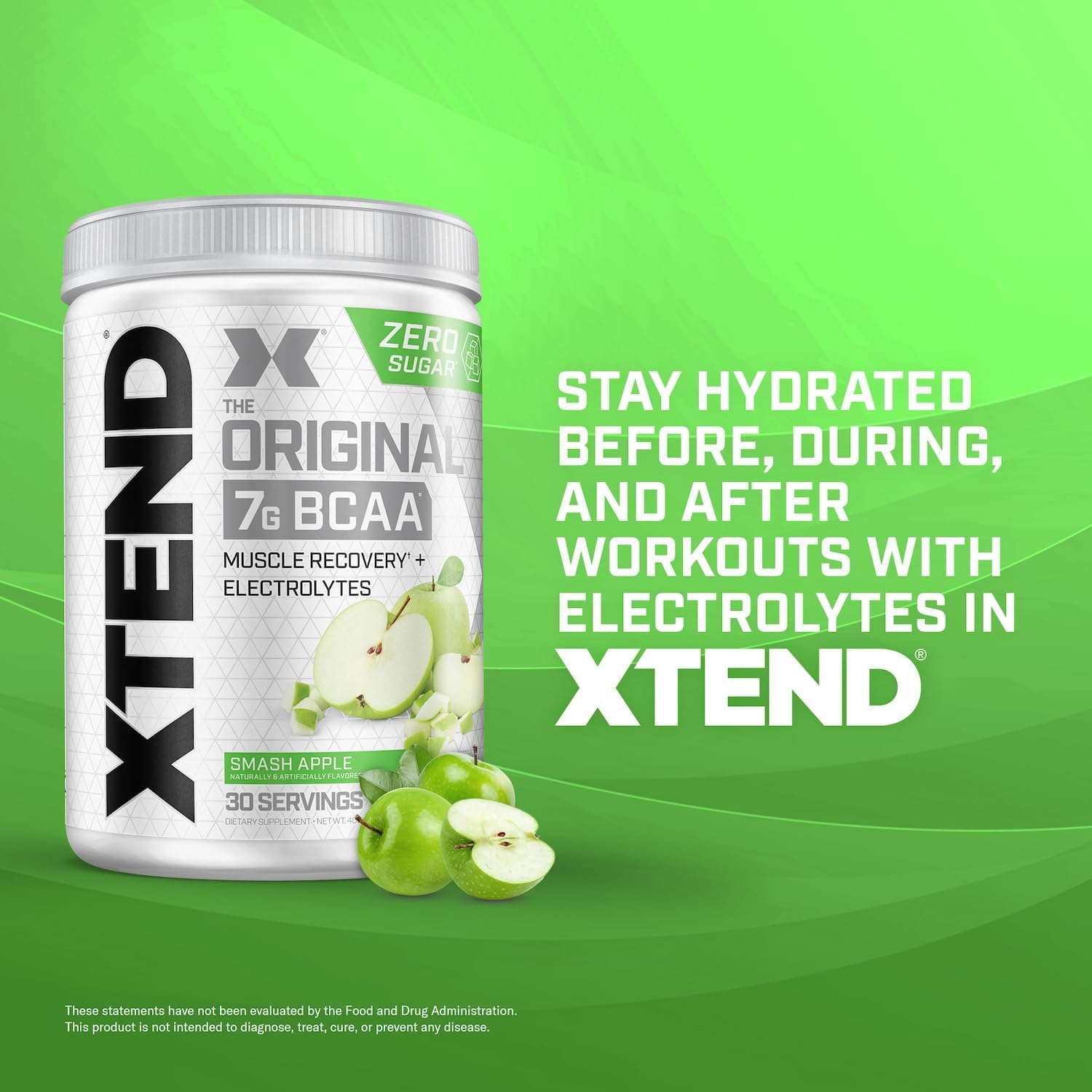 XTEND Original BCAA Powder - Sugar Free Post Workout Recovery Drink with Amino Acids (30 Servings)