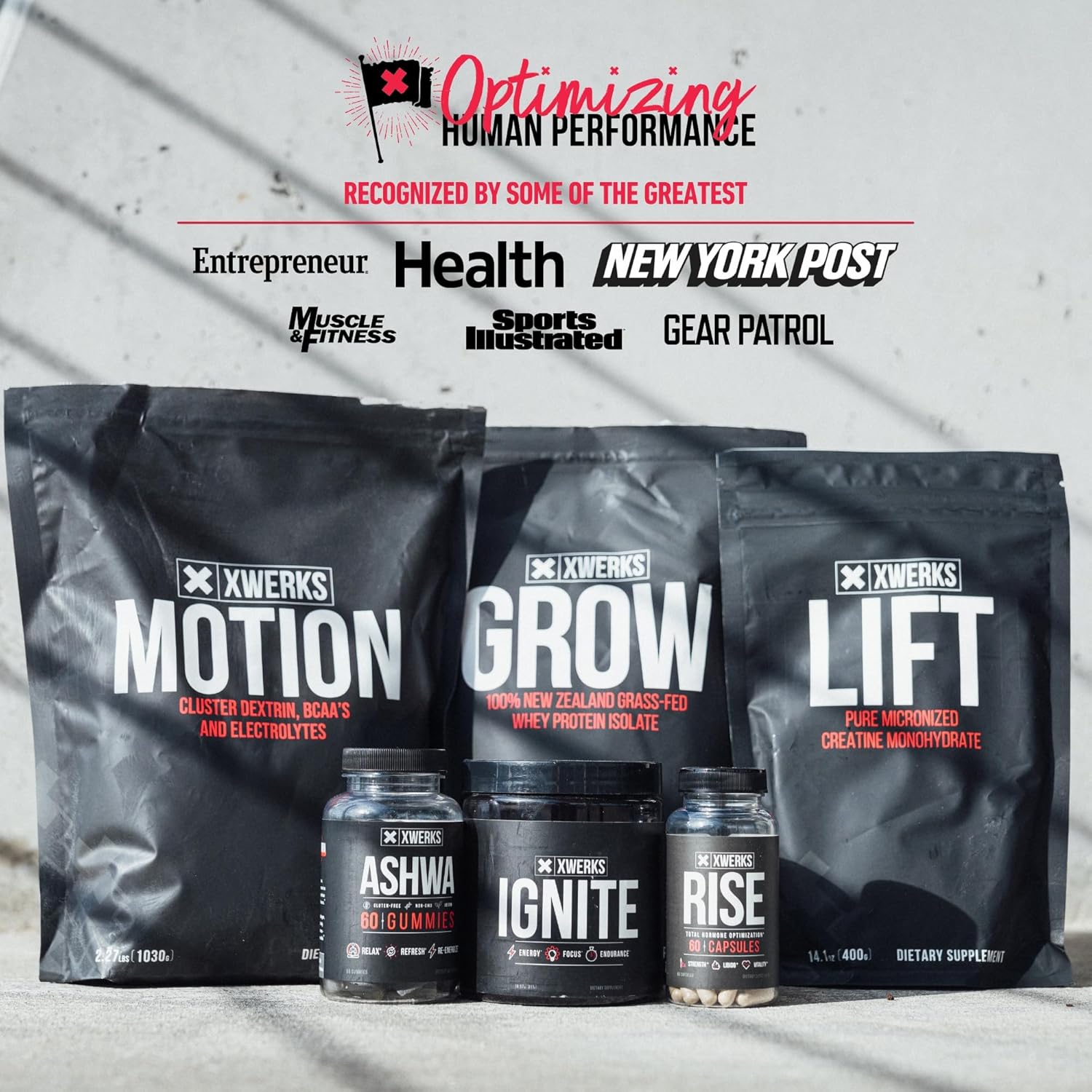 Xwerks Grow Strawberry Grass-Fed Whey Protein Isolate Powder - 25g Protein (30 Servings) Paleo, Keto, Soy & Gluten-Free