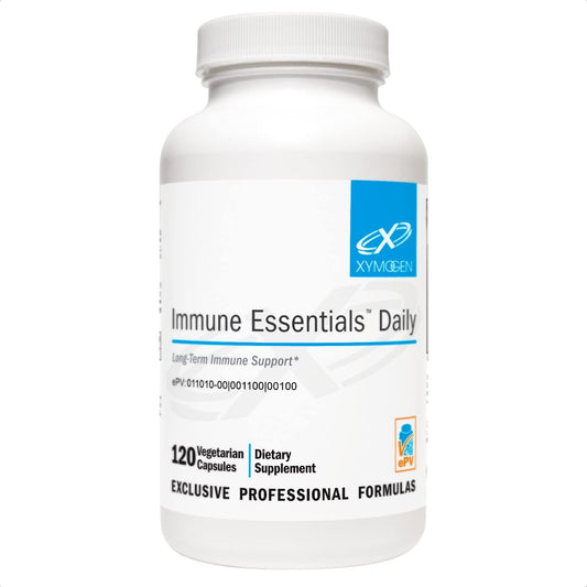 XYMOGEN Immune Essentials Daily: Immune Support Supplement with Vitamin D3, Vitamin C, N Acetyl L Cysteine, Zinc, Quercetin - 120 Capsules - BoostGo Australia