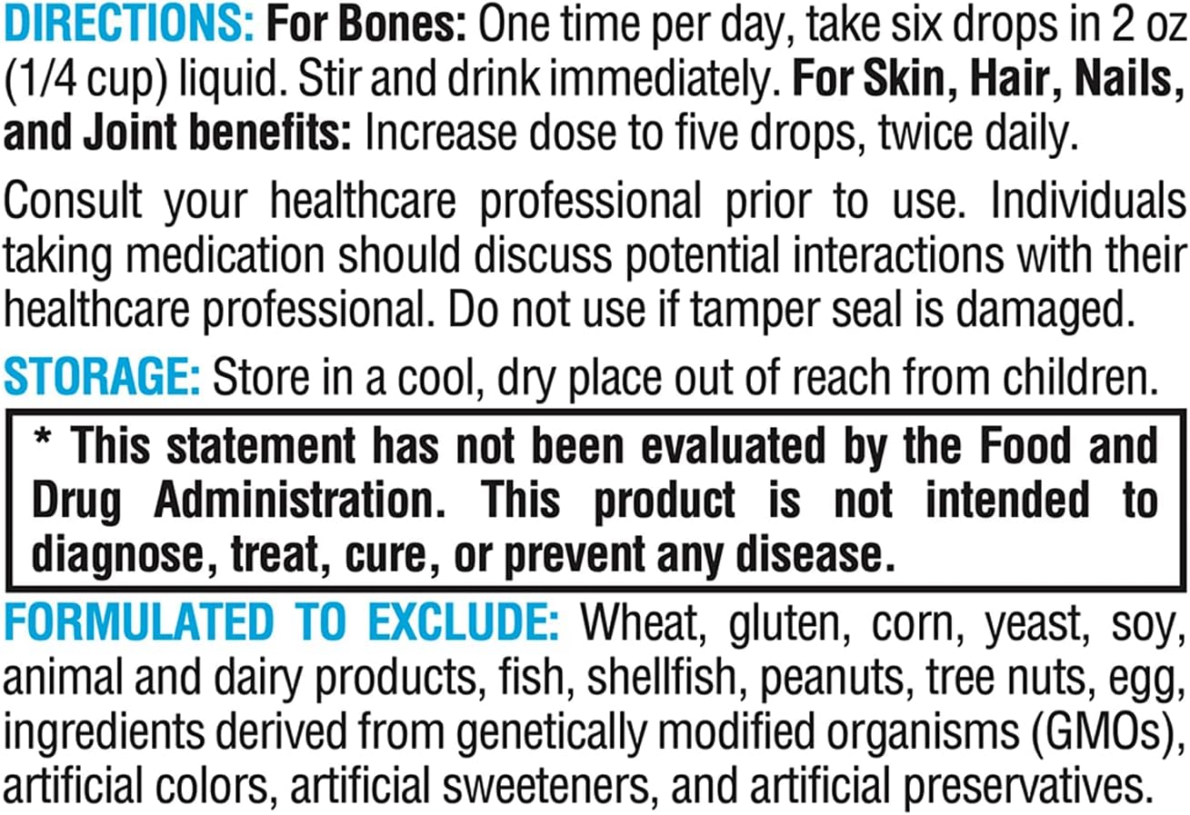 XYMOGEN RegeneMax Liquid: Advanced Collagen Booster with Choline-Stabilized Orthosilicic Acid for Bone Health, Anti-Aging, Hair, and Nails - 1 fl oz