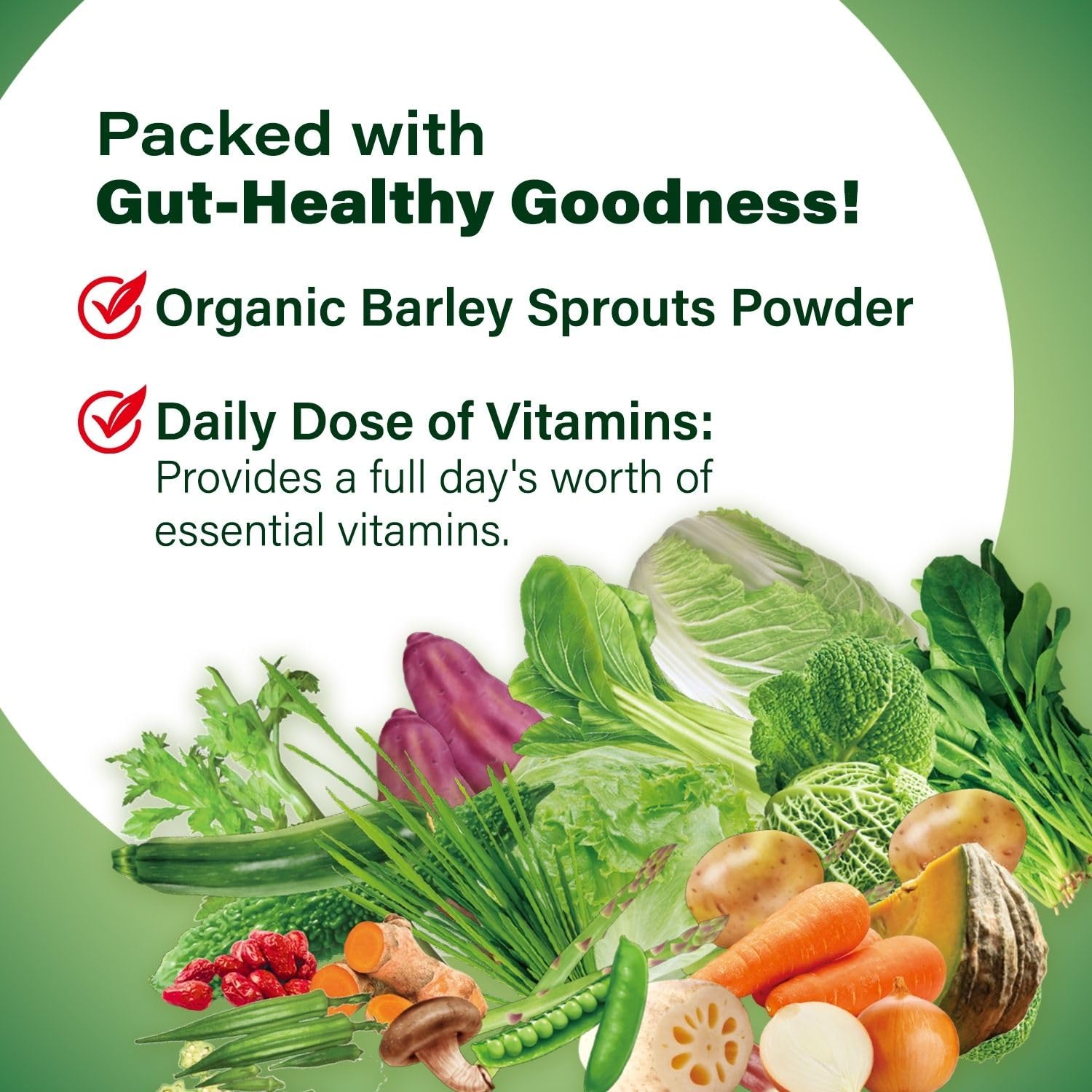 Yamamoto Kanpoh Superfood Green Powder Drink with Barley Young Leaves and 30 Types of Vegetables, 12 Vitamin Blends - 100% Japanese Green Powder Juice in 32 Sachets for Daily Nutrition