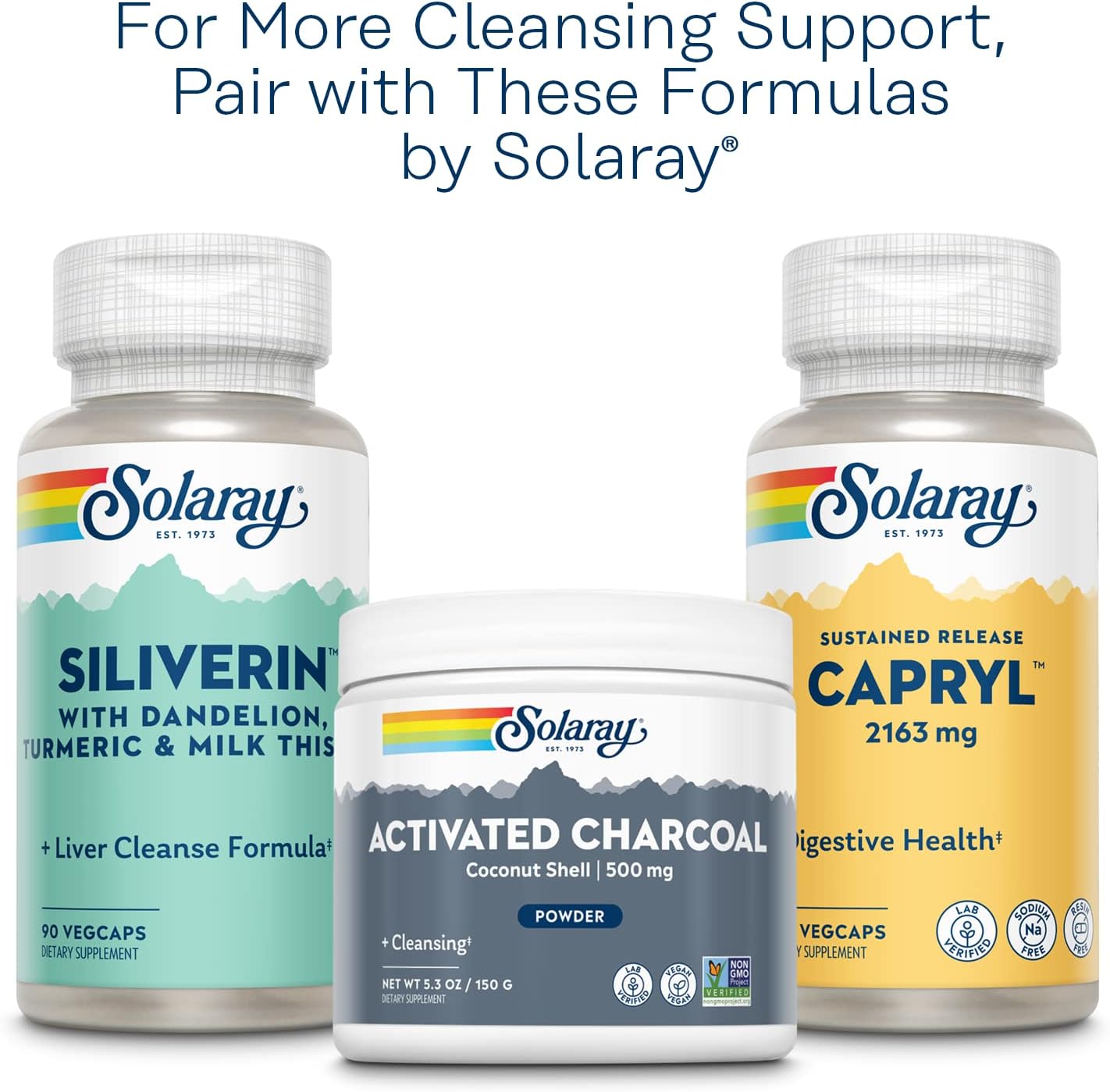 Yeast Cleanse Supplement with Caprylic Acid, PAU d'Arco, Licorice Root & Grapefruit Seed Extracts - 360 VegCaps, 60 Servings - 60-Day Guarantee