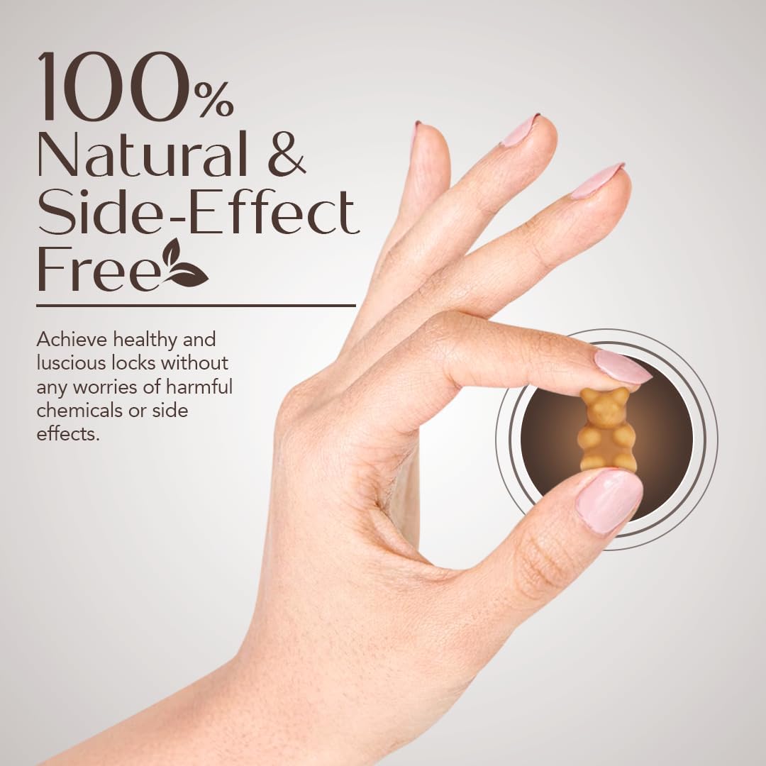 Yeguada La Reserva Hair, Skin, and Nails Gummies - 5000 mcg Biotin, Vitamin E & C - 60 Pieces