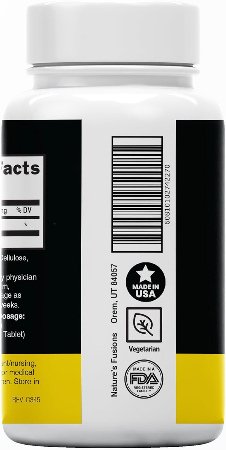 YODO Naciente Potassium Iodide Tablets 130mg - Pack of 5 - 300 Tablets - KI Pills - Long Expiry Date