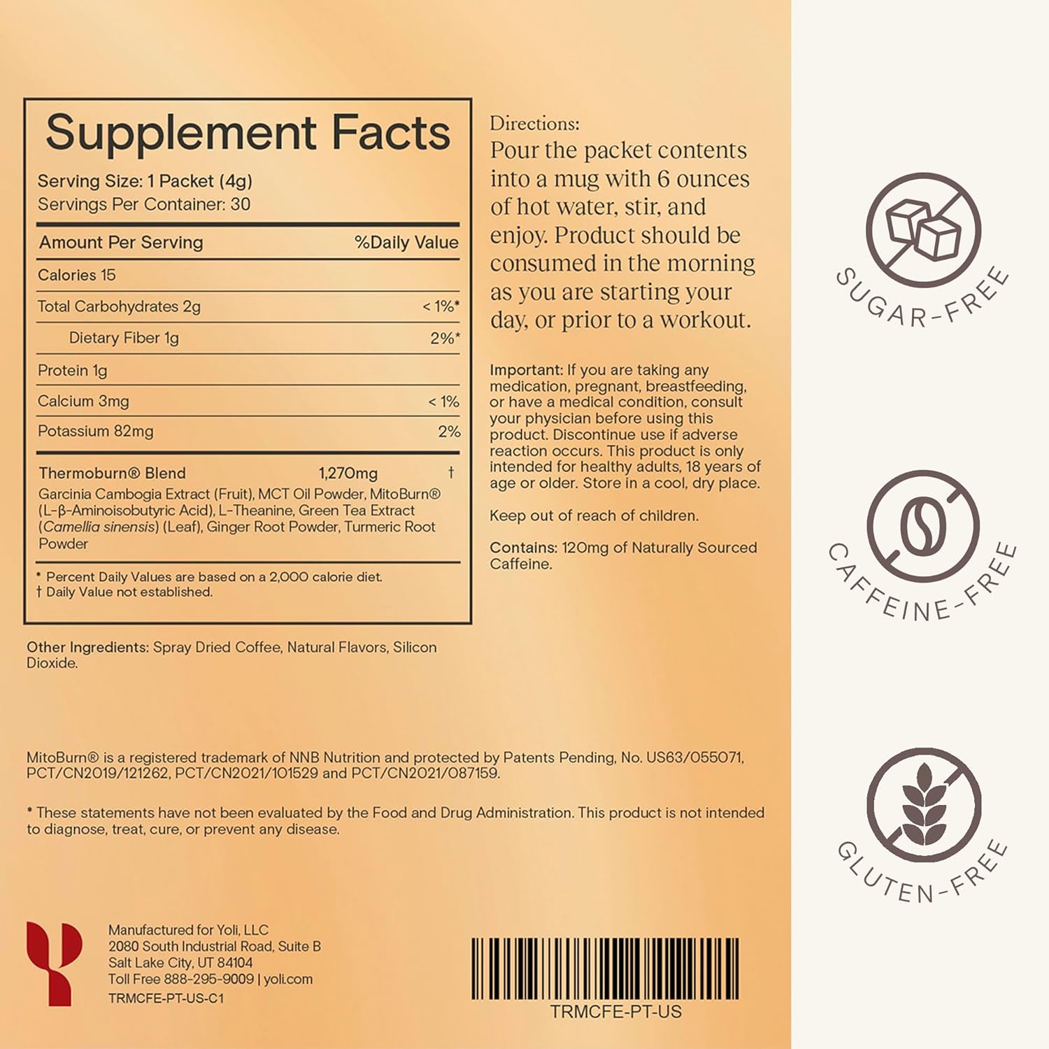 Yoli® CaféTrim Coffee Flavored Powder - Suppresses Food Cravings