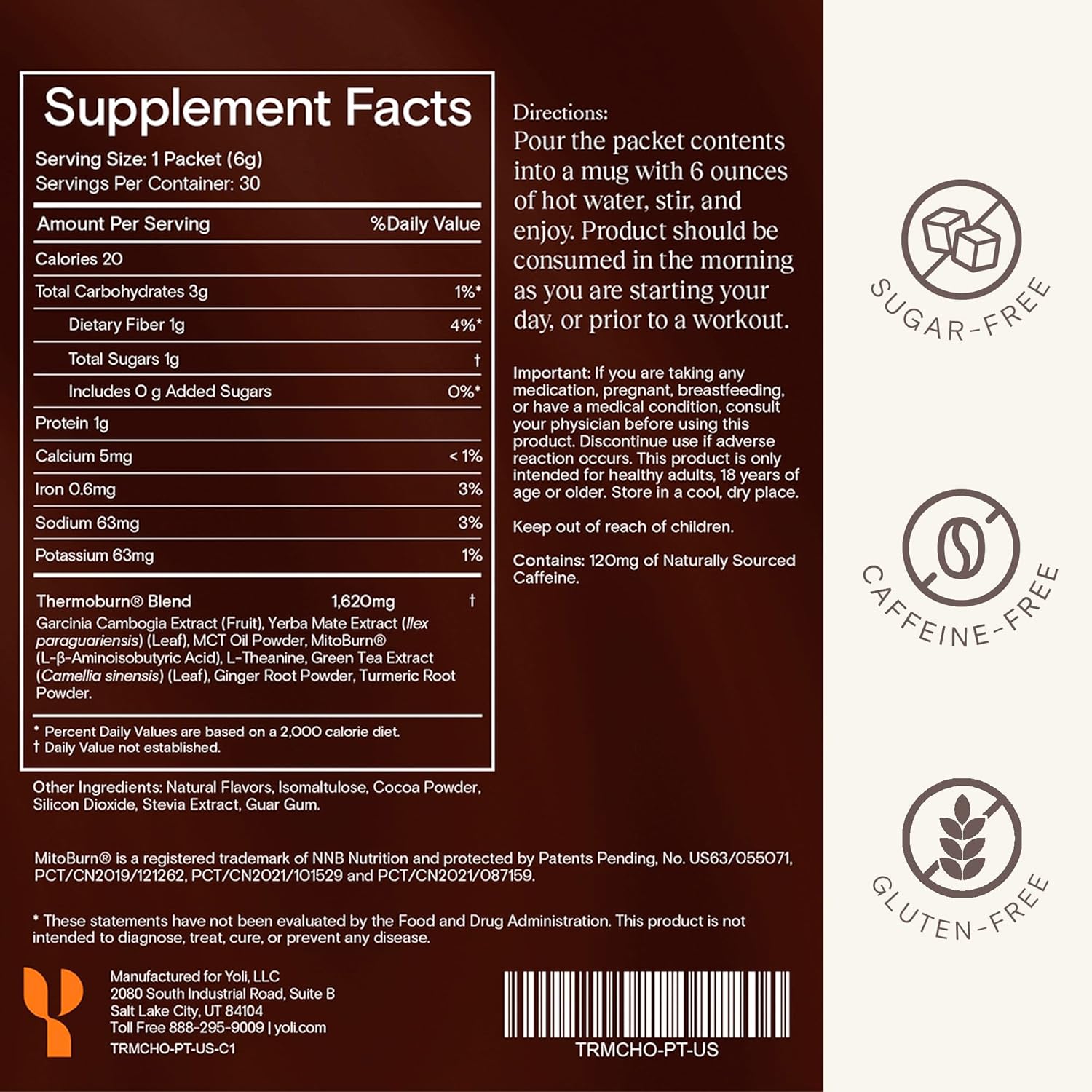 Yoli® CocoaTrim - Chocolate Flavored Supplement Powder for Suppressing Food Cravings