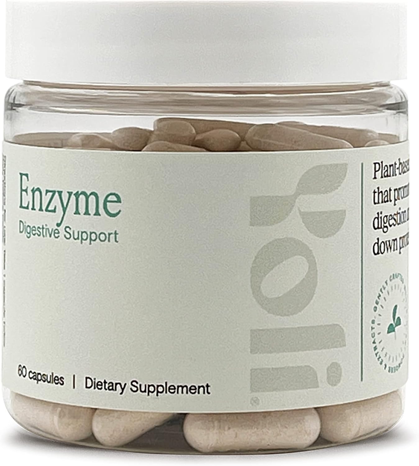 Yoli® Enzyme Digestive Supplement for Gut Health - 60 Count Digestive Enzymes for Women and Men