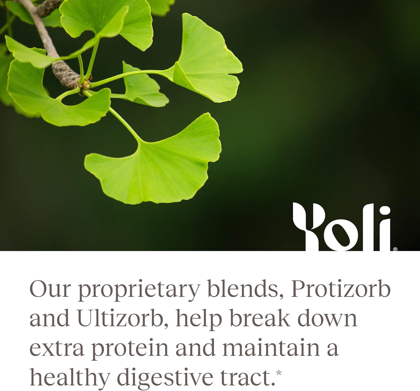 Yoli® Enzyme Digestive Supplement for Gut Health - 60 Count Digestive Enzymes for Women and Men