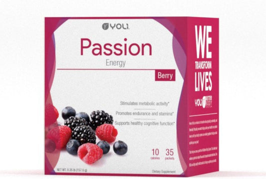 Yoli Passion Berry Flavored Packets for On-the-Go Energy Boosts