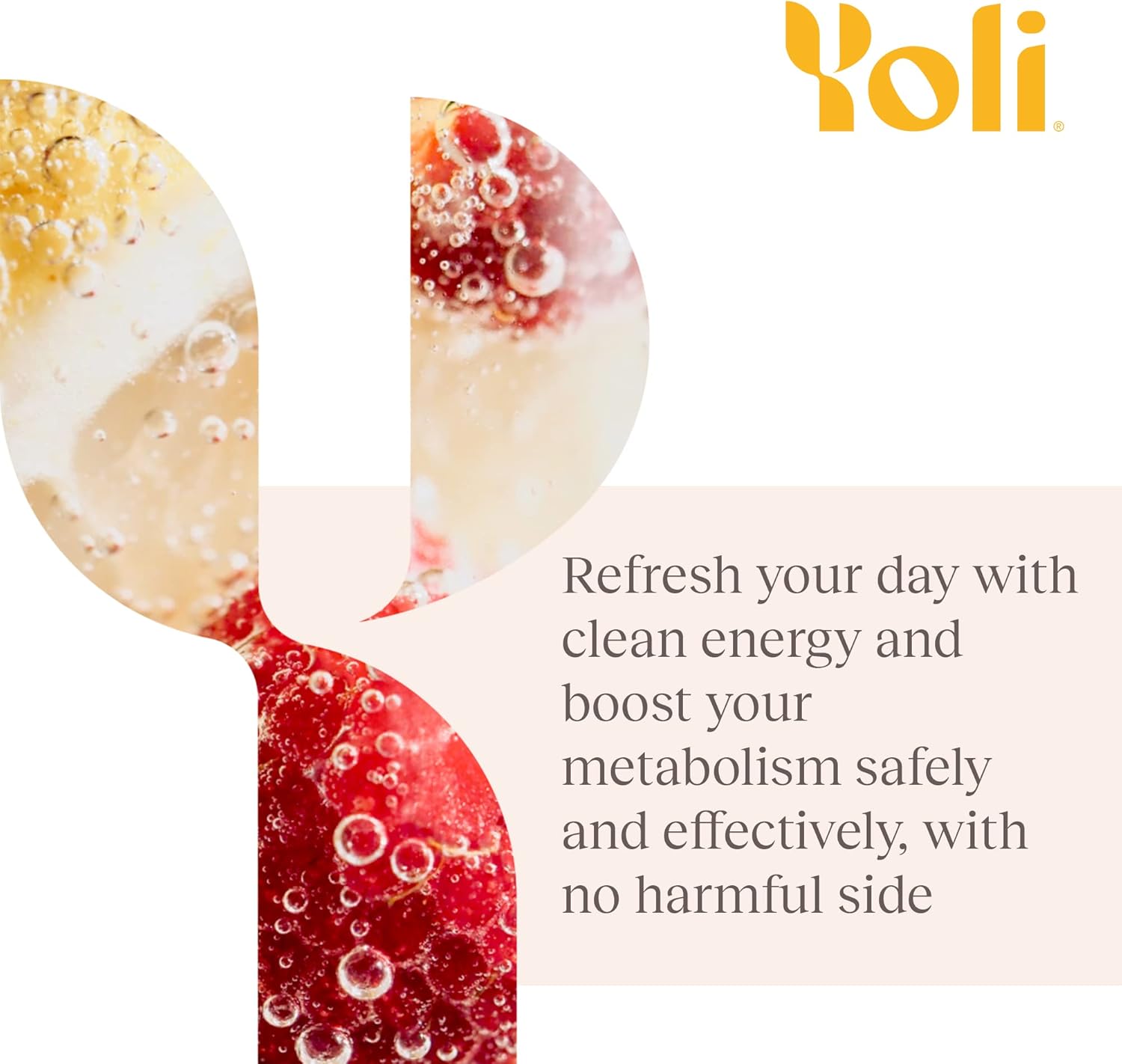 Yoli® Passion Energy Drink Powder Mix - Raspberry Lemon Flavor, 30 Packets - Boost Endurance and Stamina Naturally