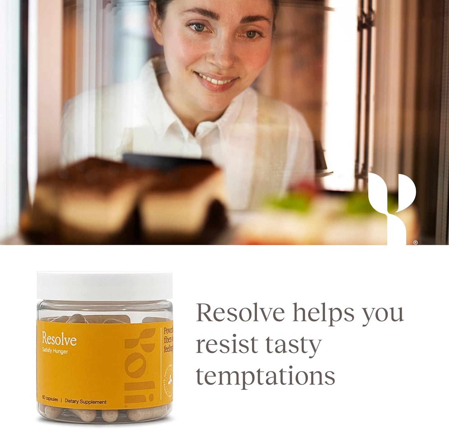 Yoli Resolve PhytoFiber Capsules with Apple Cider Vinegar Powder and Glucomannan for Digestive Health