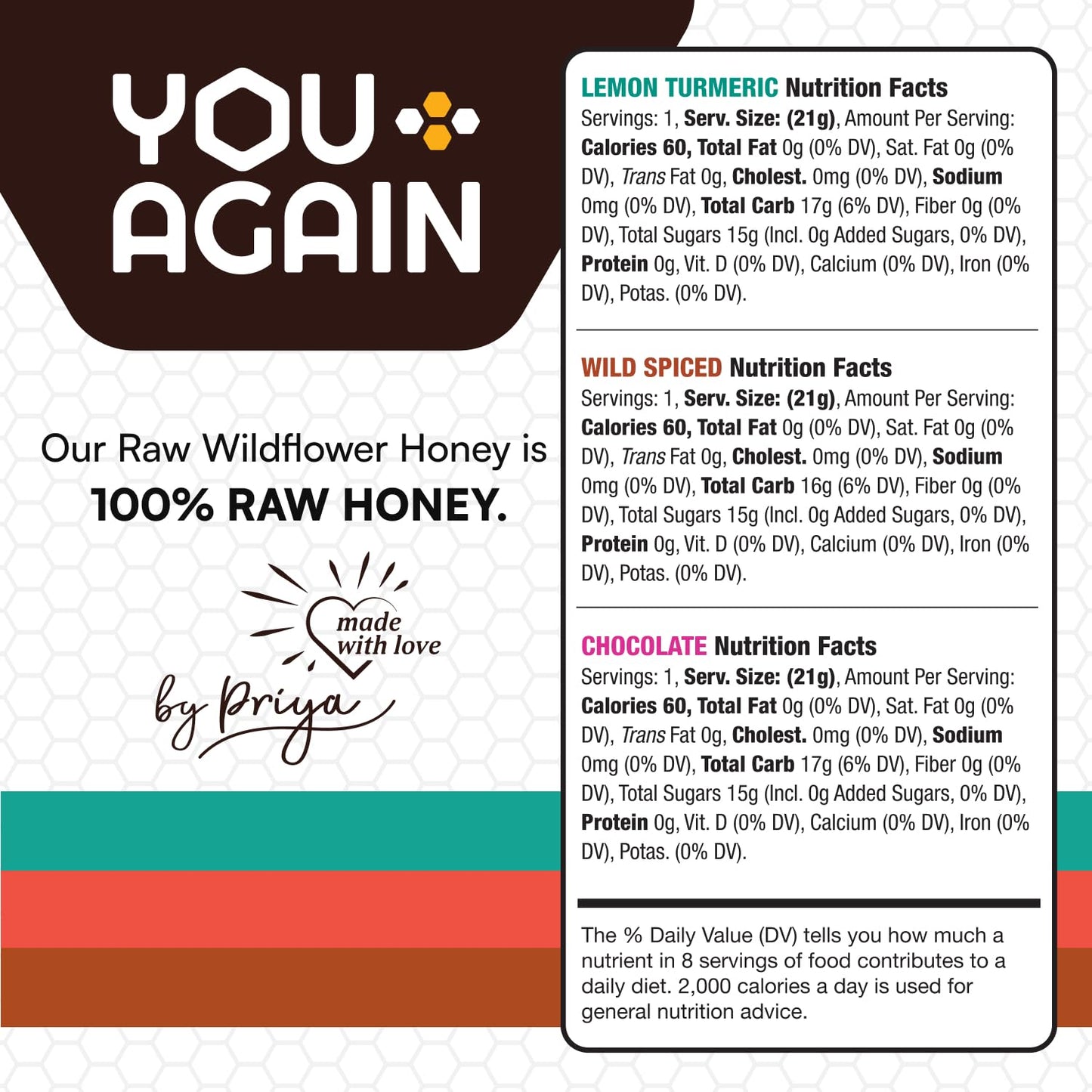 You Again Super Honey Packets - Variety | Clean Energy Gel for Cycling, Running, and Endurance | Paleo & Carnivore Snack | Gluten-Free | 12 Count USA-Made