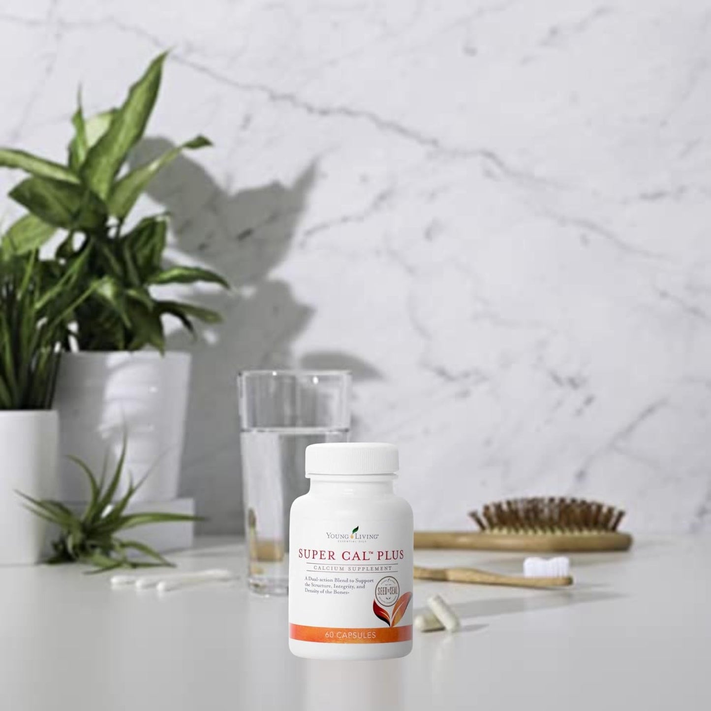 Young Living Super Cal Plus Capsules | Calcium Mineral Bone Health Supplement | Magnesium, Vitamin D & K Blend | Essential Nutrients for Strong Bones