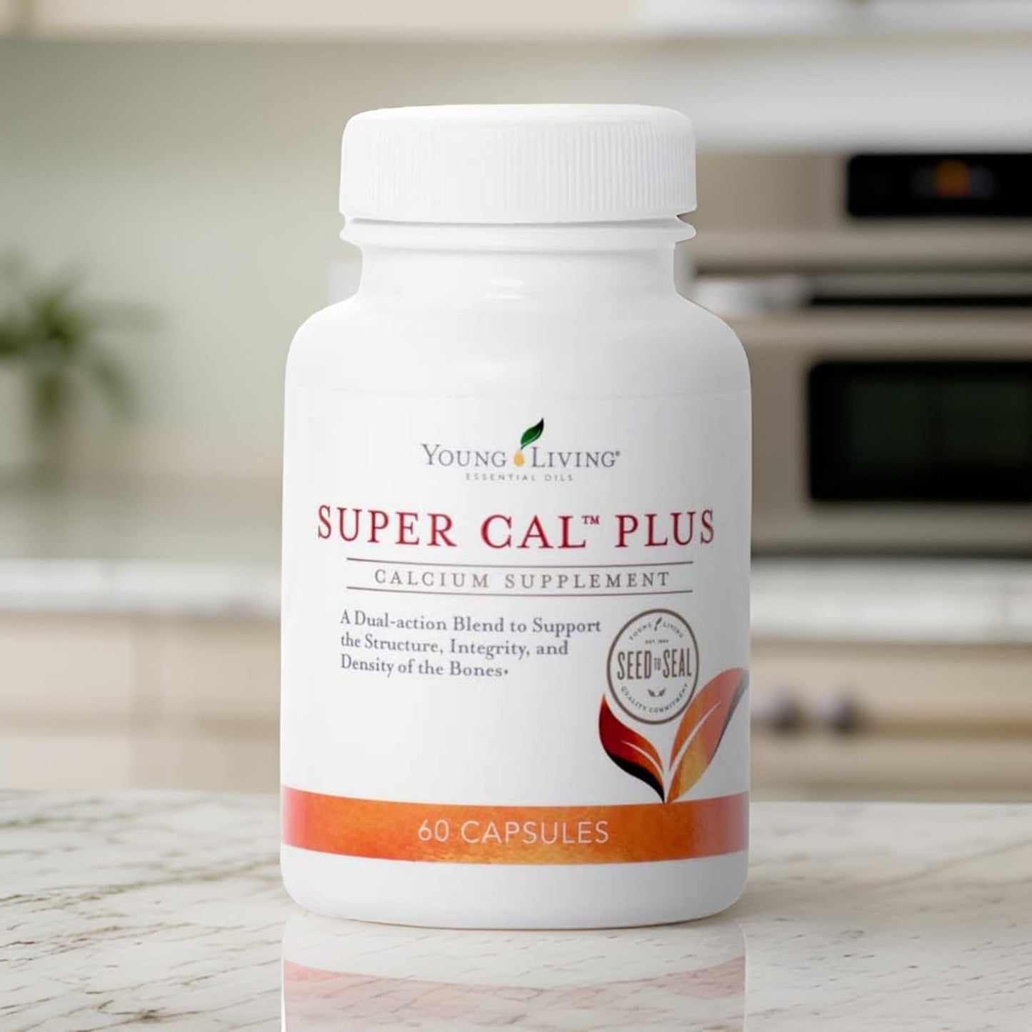 Young Living Super Cal Plus Capsules | Calcium Mineral Bone Health Supplement | Magnesium, Vitamin D & K Blend | Essential Nutrients for Strong Bones