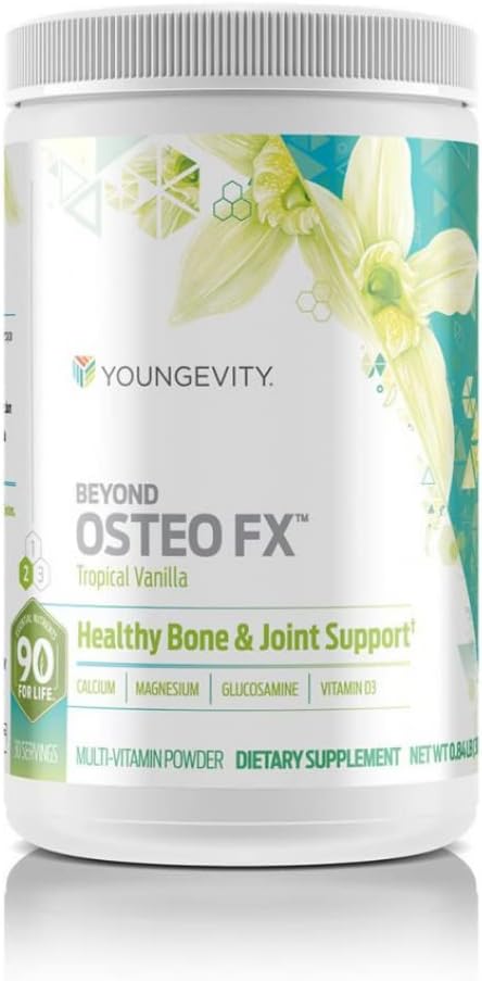 Youngevity Beyond Osteo FX Tropical Vanilla Powder - Bone & Joint Support - Multi-Vitamin - 30 Servings - BoostGo Australia