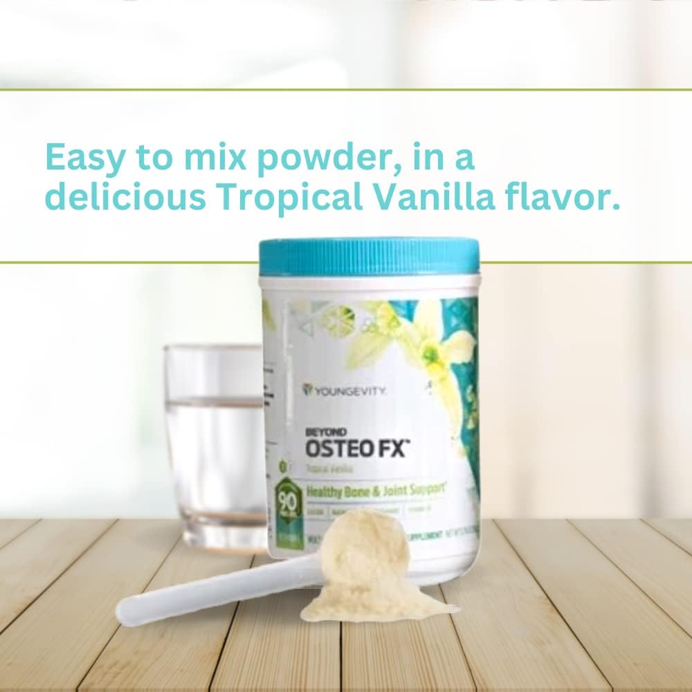 Youngevity Beyond Osteo FX Tropical Vanilla Powder - Bone & Joint Support - Multi-Vitamin - 30 Servings - BoostGo Australia