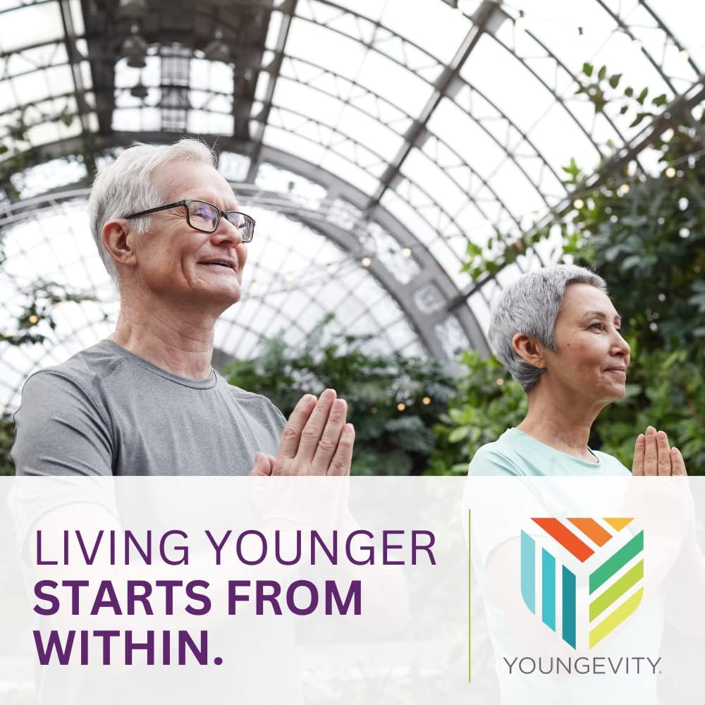 Youngevity Synaptiv™ Brain Support Supplement - 12 Powerful Ingredients for Memory, Focus, and Cognitive Function - Antioxidants + Vitamins - 60 Tablets