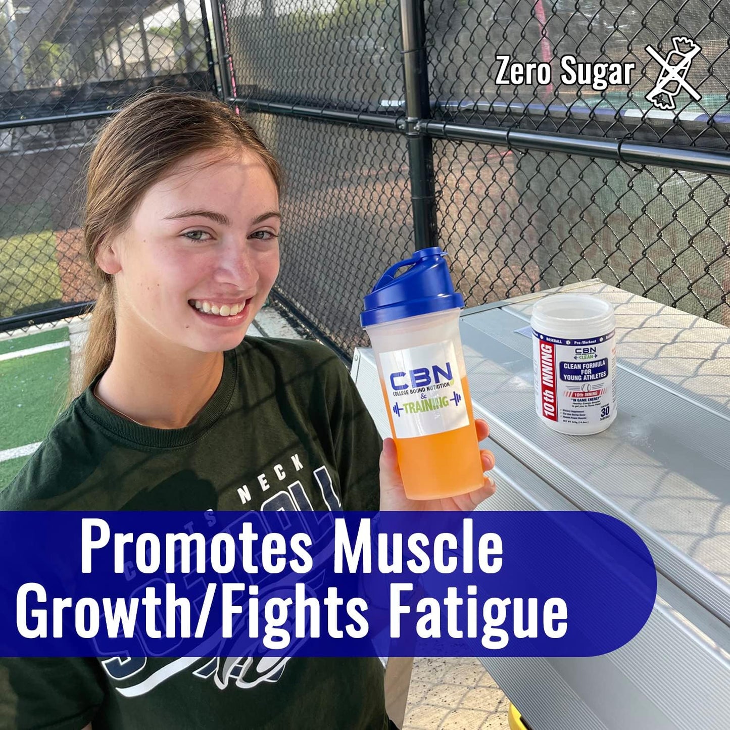 Youth Baseball & Softball In-Game Energy Supplement | College Bound Nutrition for Explosiveness, Vitamins, Electrolytes, Amino Acids (30 Servings)
