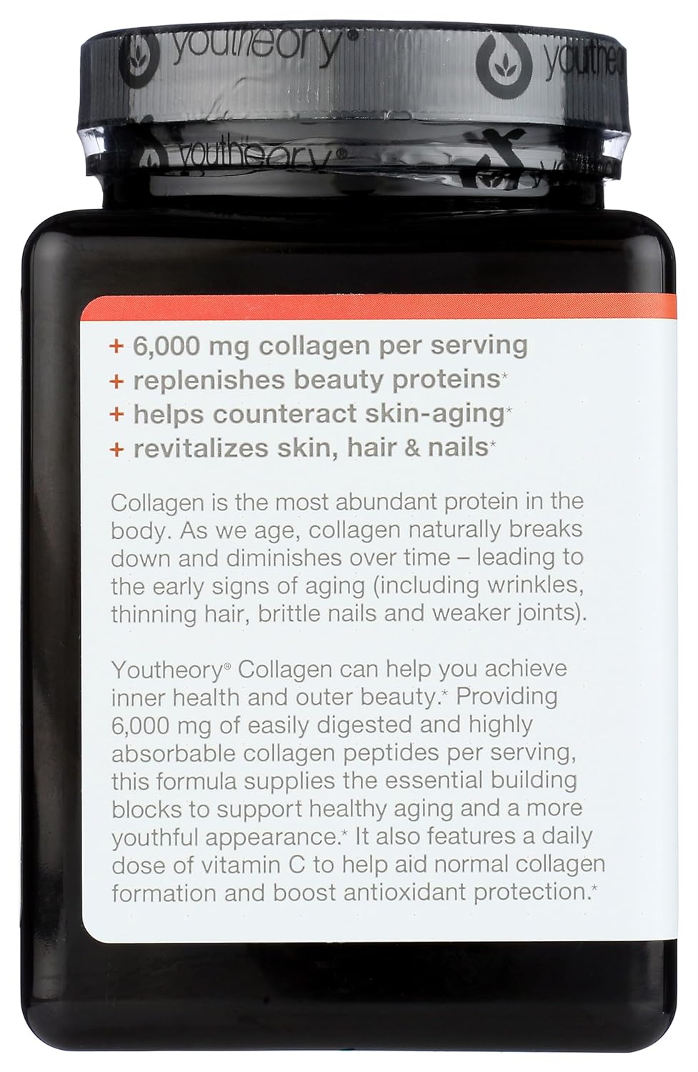 YOUTHEORY Advanced Formula 1 2 3 Collagen Dietary Supplement, 290 Tablets