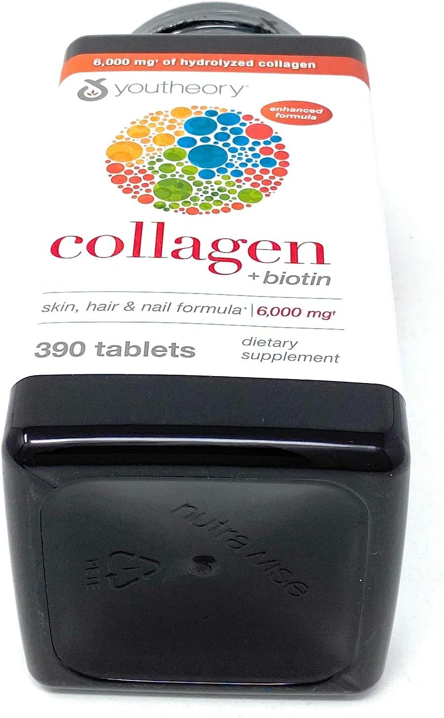 youtheory Collagen Plus Biotin 390 Tablets - Bulk Pack of 5