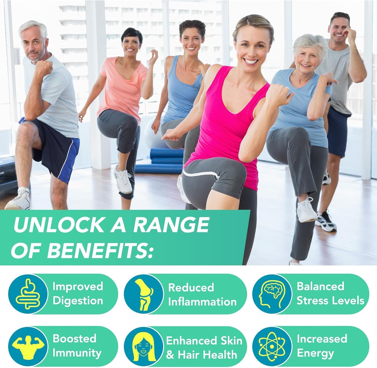 YUNTINGGO Sea Moss Black Seed Oil Capsules with Ashwagandha, Ginger, Vitamins, Bladderwrack, Burdock Root - 60 Count