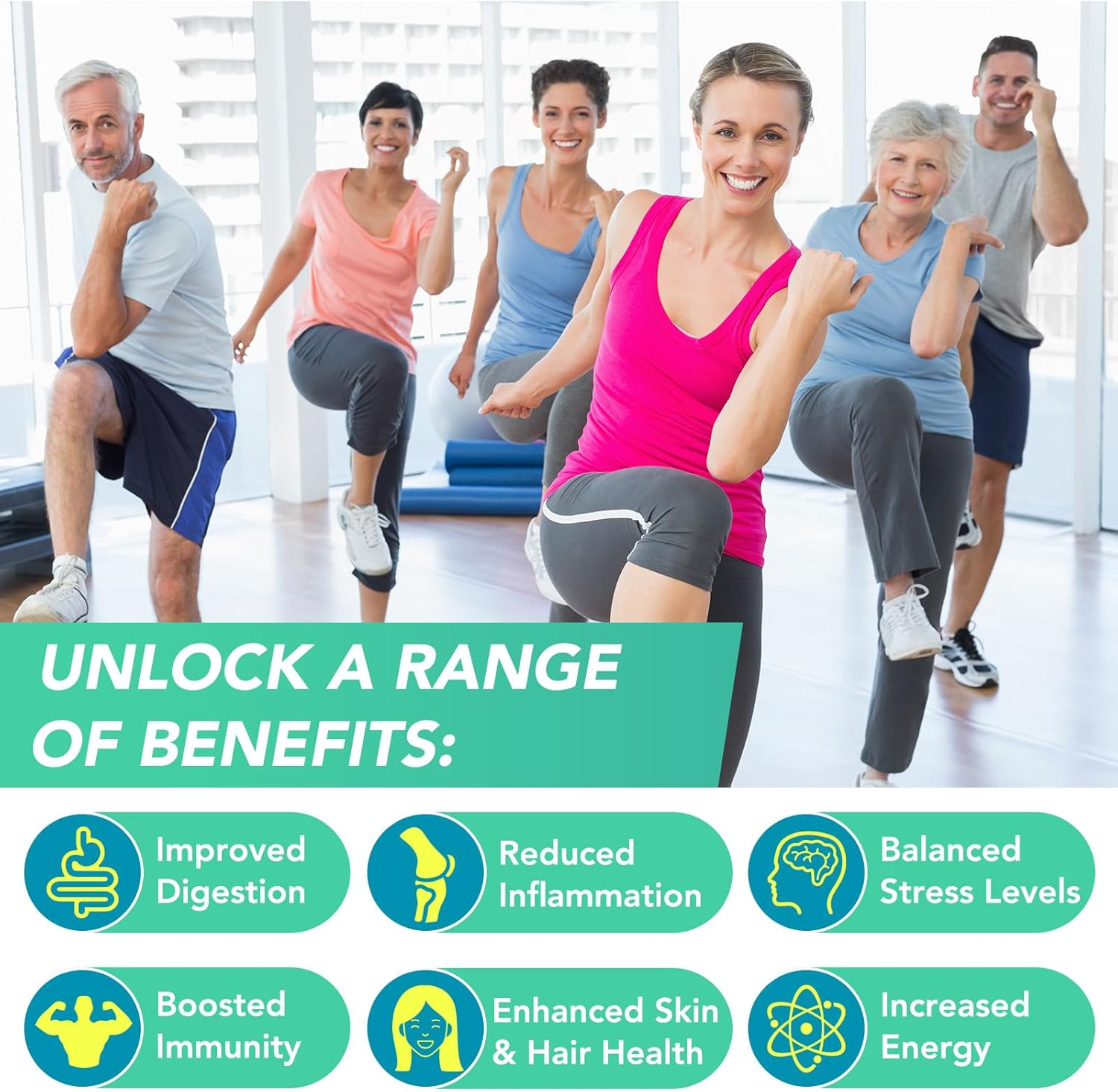 YUNTINGGO Sea Moss Black Seed Oil Capsules with Ashwagandha, Ginger, Vitamins, Bladderwrack, Burdock Root - 60 Count