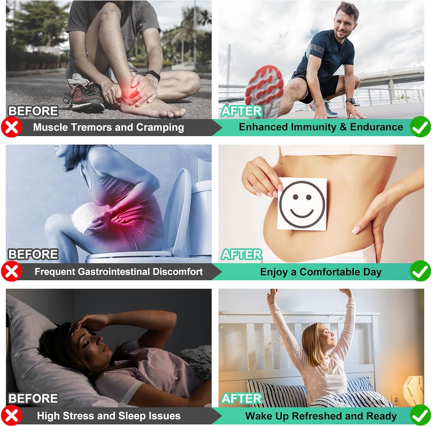 YUNTINGGO Sea Moss Black Seed Oil Capsules with Ashwagandha, Ginger, Vitamins, Bladderwrack, Burdock Root - 60 Count