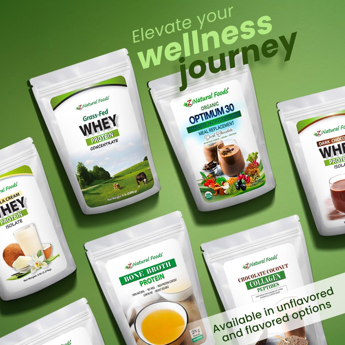 Z Natural Foods Premium Nutritional Yeast Flakes - Enriched with B Vitamins - Gluten Free, Vegan - 1 lb - Ideal for Plant-Based Diets