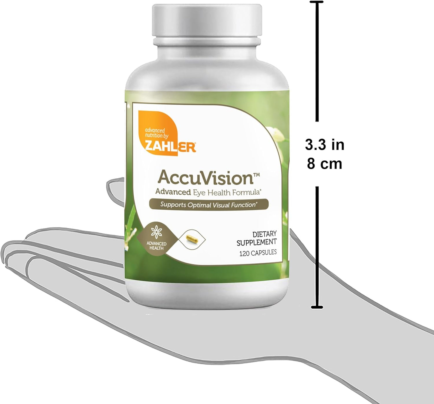 Zahler AccuVision Eye Health Supplement - 120 Capsules, Advanced Formula