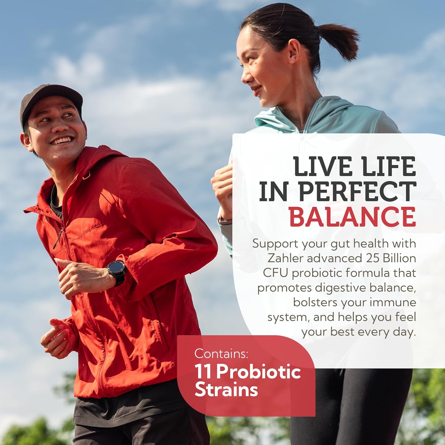 Zahler BioDophilus25: 25 Billion CFU Probiotic + Prebiotic - 11 Strains Daily Supplement for Digestive Health - Kosher Probiotics for Men & Women (120 Capsules)