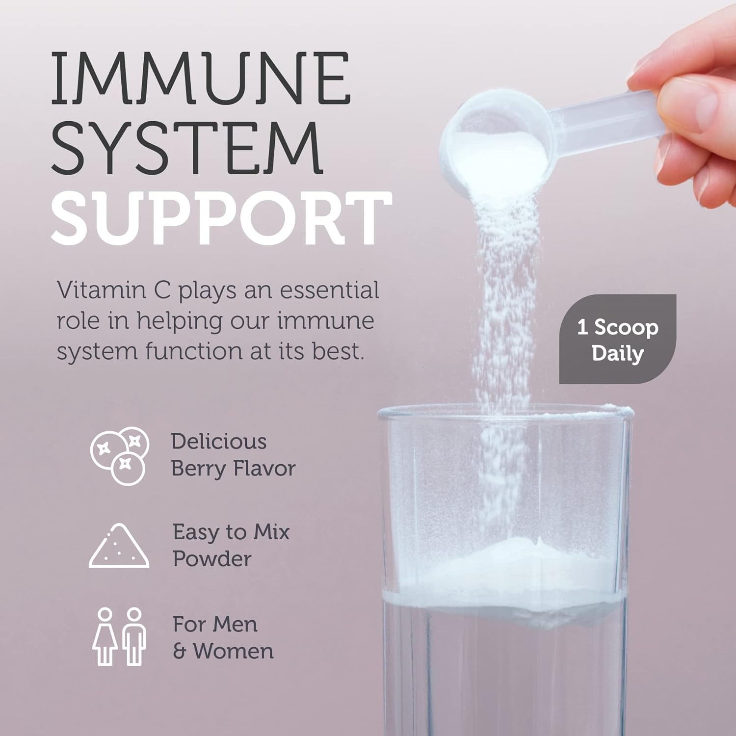 Zahler Buffered Vitamin C Powder with Minerals - Berry Flavor Antioxidant Drink Mix - 11 Oz