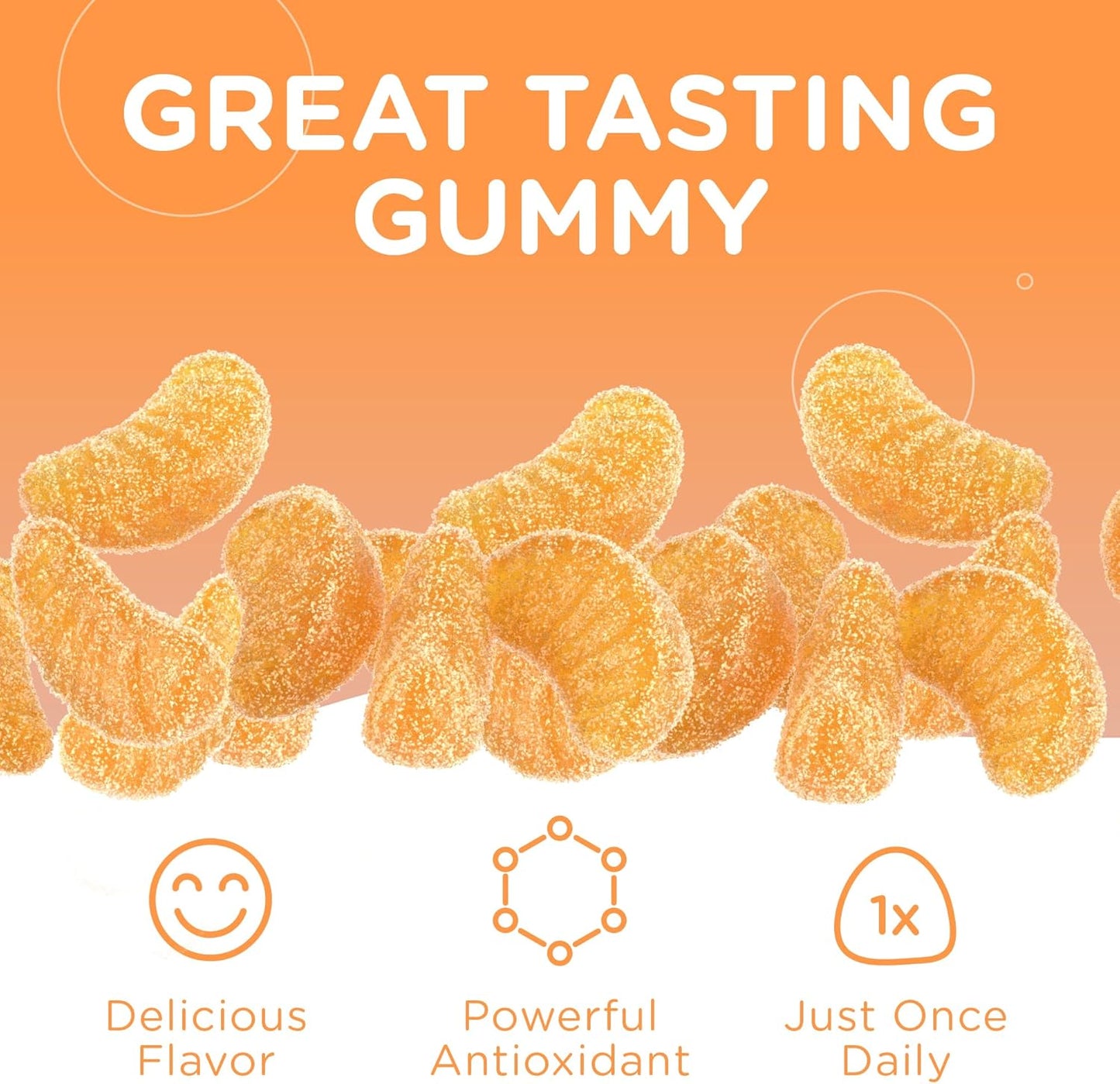 Zahler Chapter One Vitamin C Gummies - 125mg (60 Flavored Gummies) Kosher Certified Chewable Vitamin C for Adults & Kids