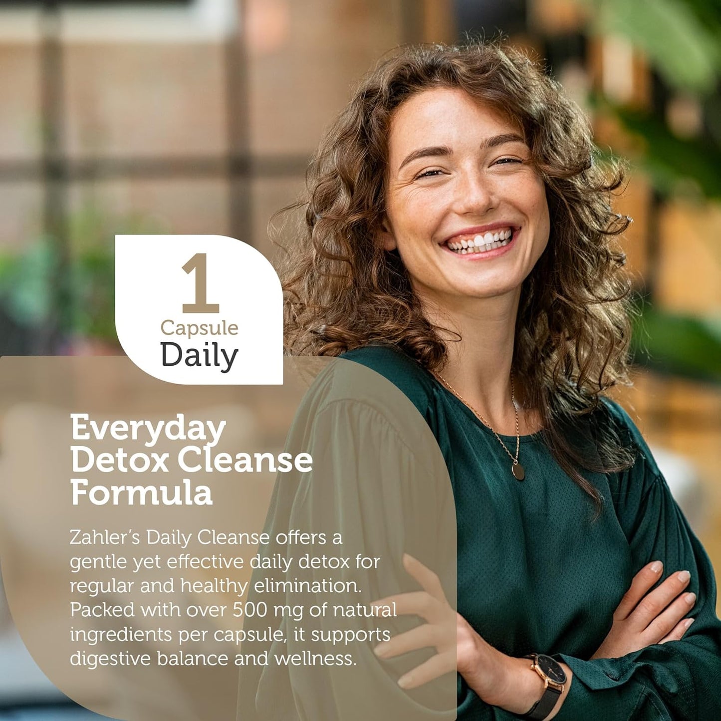 Zahler Daily Cleanse Capsules - Digestive Detox Formula for Healthy Elimination