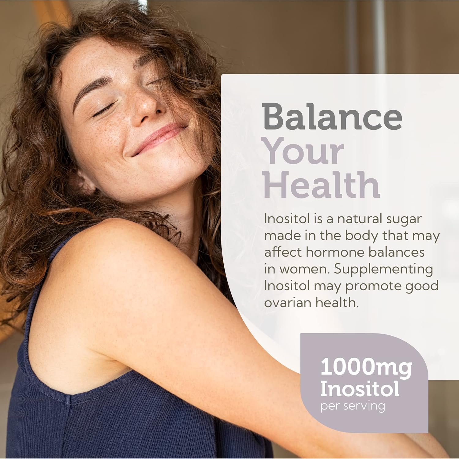 Zahler Inositol Capsules 1000mg for Women - Mood & Nervous System Support - Hormone Balance & Ovarian Function - Kosher, Gluten & Dairy Free - 120 Count