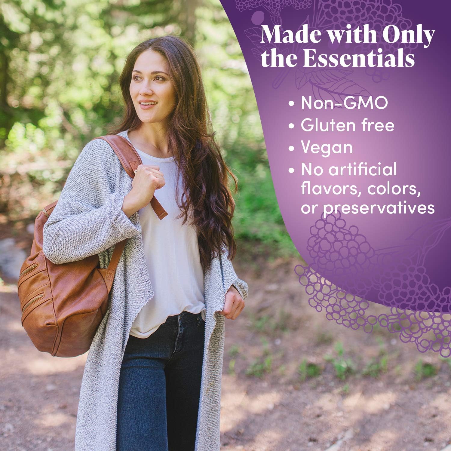 Zand Elderberry Zinc Vitamin C Gummies for Immune Support | 60ct, 30 Servings for Children & Adults