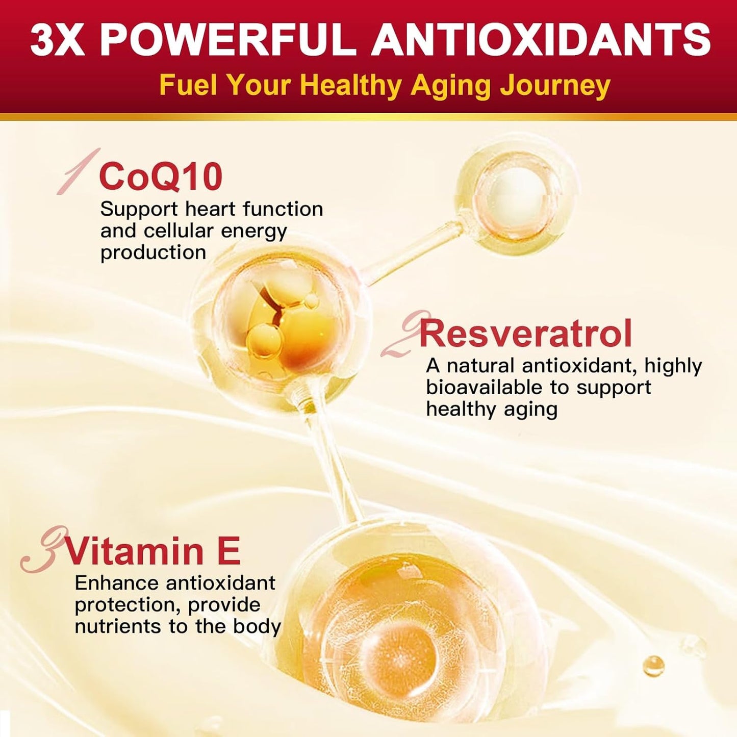 ZEBORA CoQ10-200mg with Trans-Resveratrol, PQQ & Vitamin E - High Absorption Antioxidant for Heart Health & Energy Production