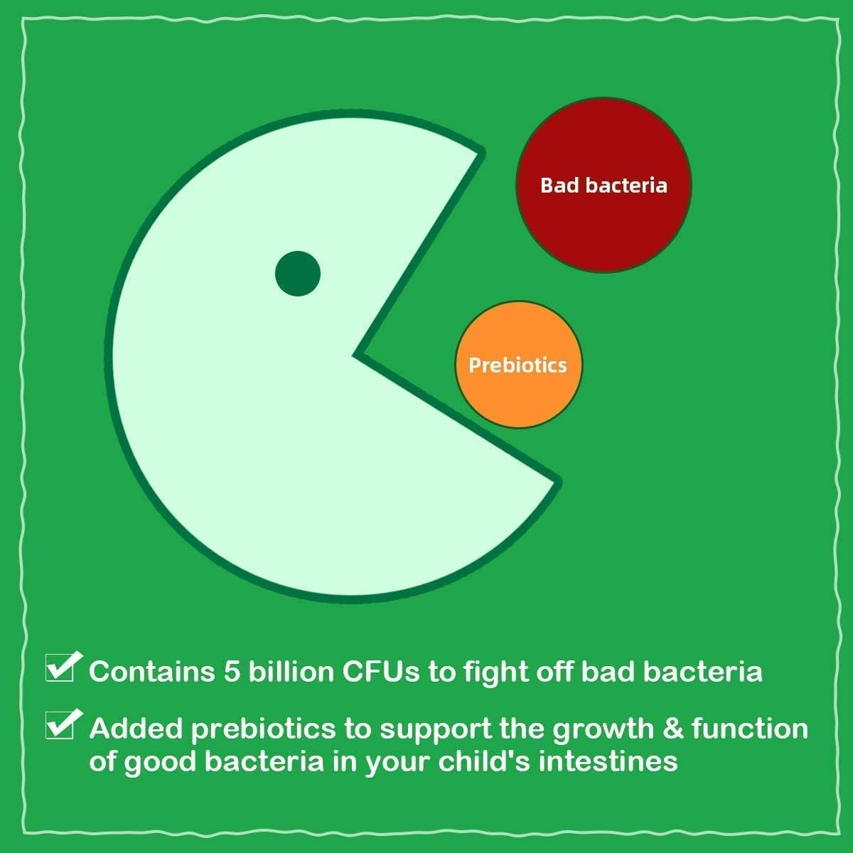 ZEBORA Probiotics Powder for Digestive and Immune Health, Supports Women, Men, and Kids 3+, Gluten Free, Non GMO - 30 Bags