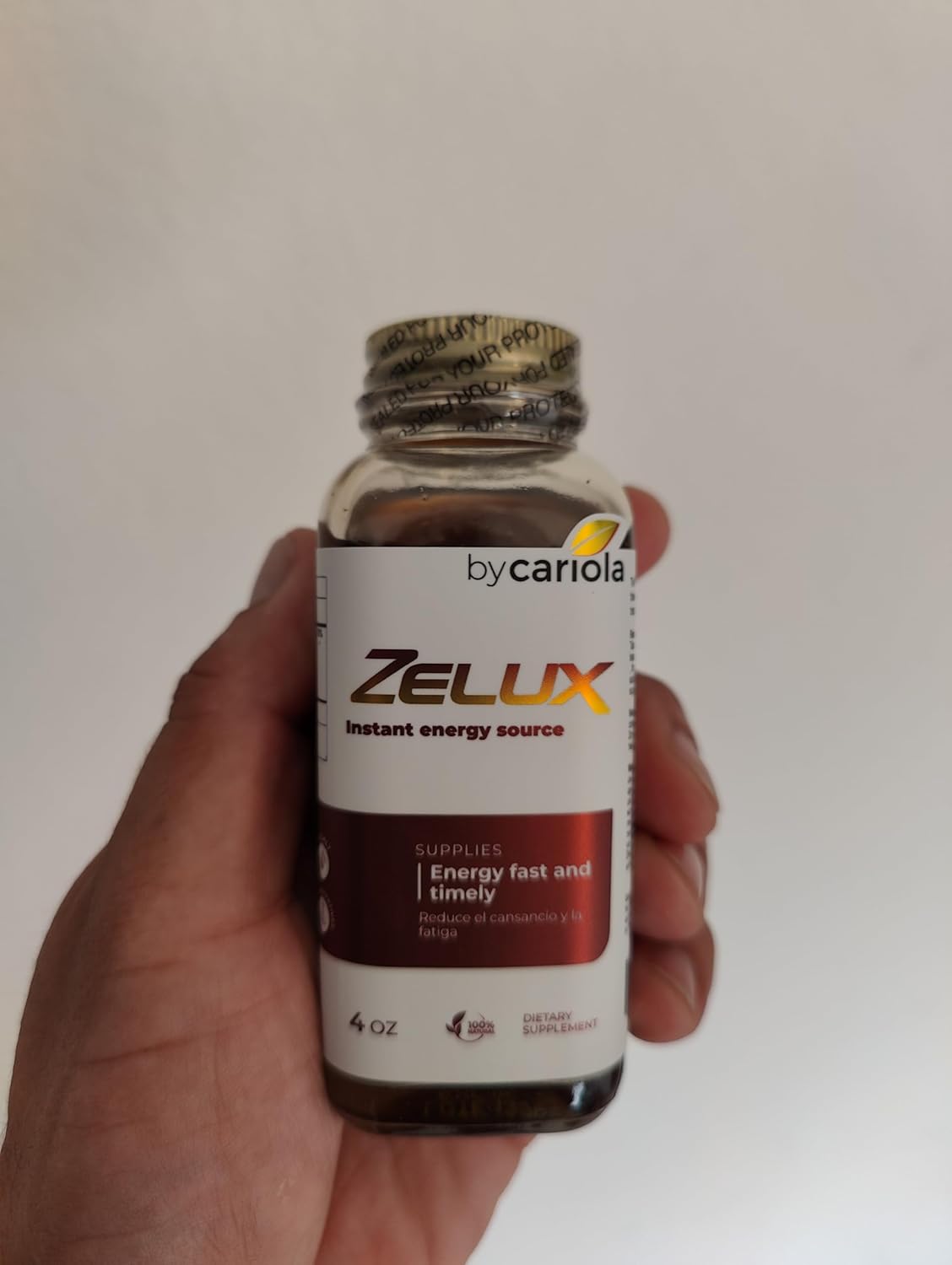 Zelux Supplement 4 oz for Men - Natural Energy Source and Test Booster with Damiana, Tribulus Terrestris, Ginkgo Biloba, and Maca - Boost Stamina and Endurance