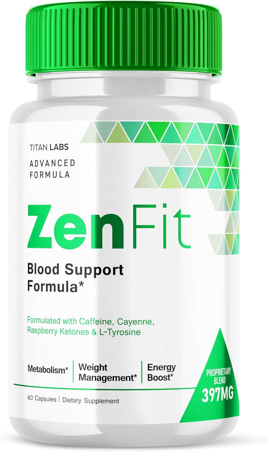 ZenFit Advanced Blood Sugar and Keto Support Capsules - Natural Dietary Supplement (60 Capsules)